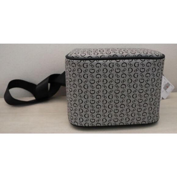 Guess RCS9478069 Black Multi Monogram Suma Travel Insulated Lunch Box w/Strap - Picture 3 of 8